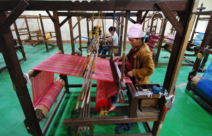 Easter Weaving Room