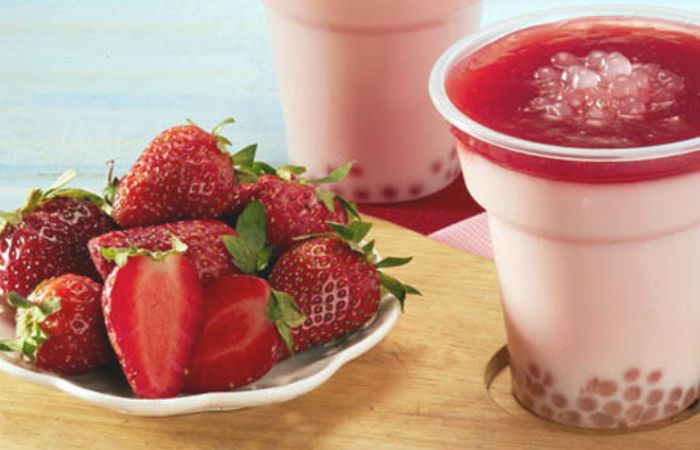 Popular Strawberry Taho