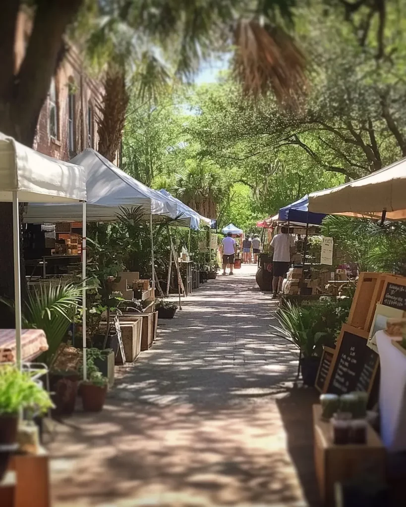 Pick up some local crafts at Charleston City Market