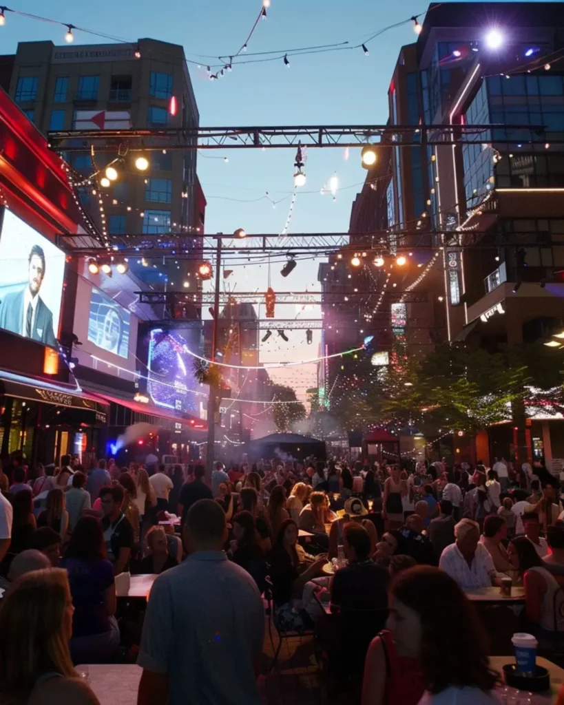 Revel in the Buzz of Fourth Street Live!