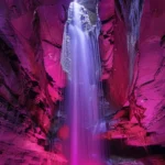 Ruby Falls, the tallest and deepest underground cave waterfall