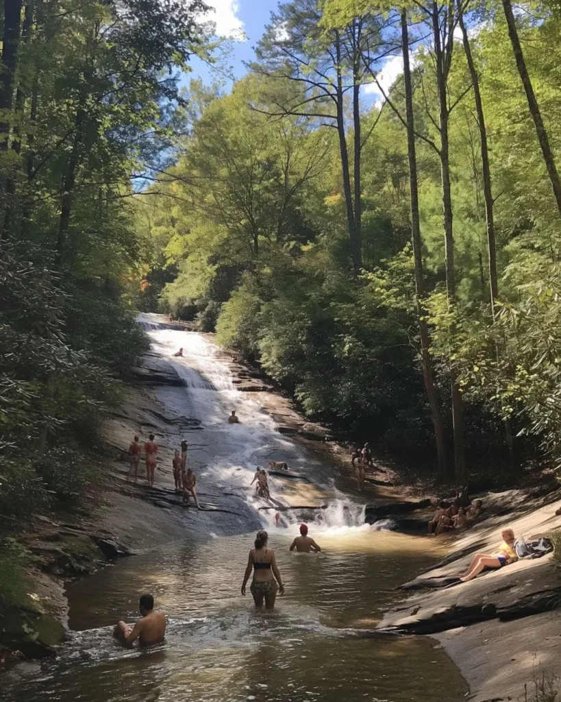 See more at Sliding Rock, Natures Very Own Waterslide in Pisgah National Forest