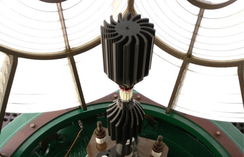 Modern Bulb In A 150 Year Old Lighthouse