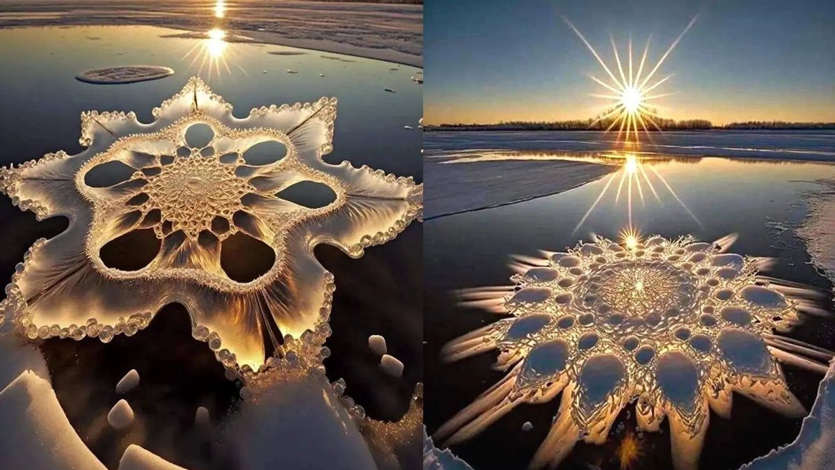 How are Ice Flowers Formed in the Great Lakes?