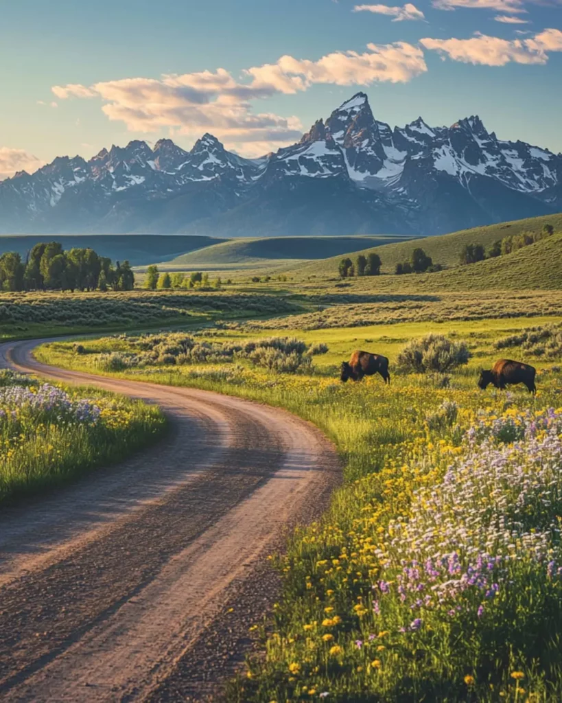 Antelope Flats Road in Grand Teton National Park