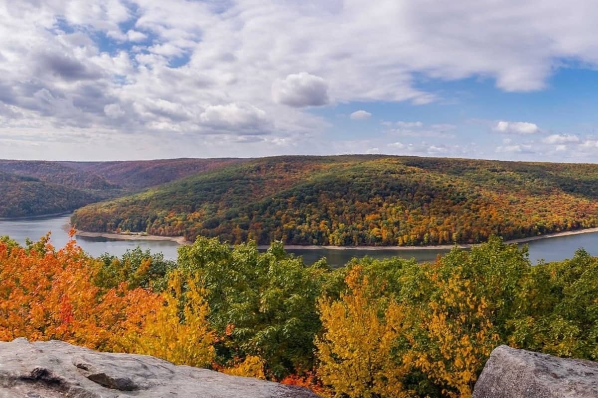 Allegheny Mountains fall