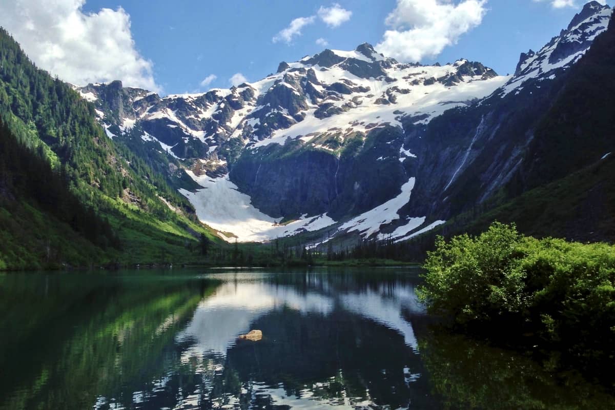 Goat Lake in Snoqualmie National Forest