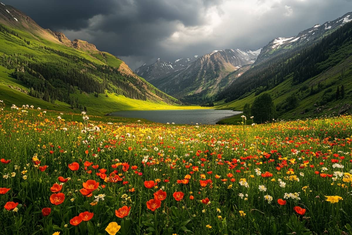 Wildflowers near Vail, Colorado