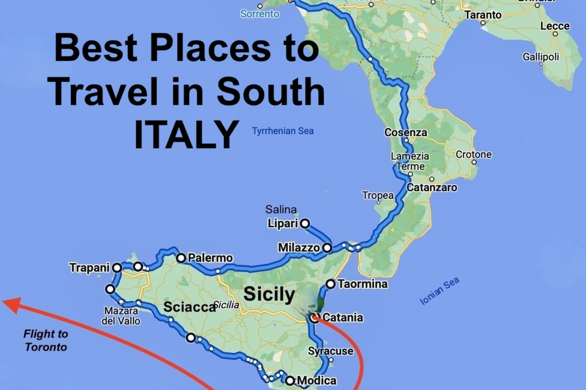 South Italy Map