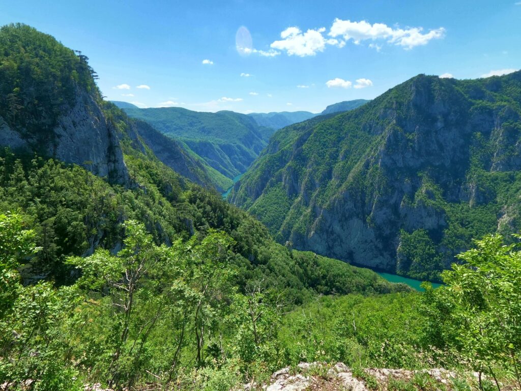 Mountain landscape near Tara National Park