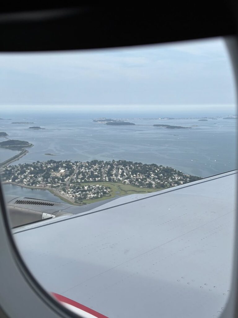 Arriving in Boston