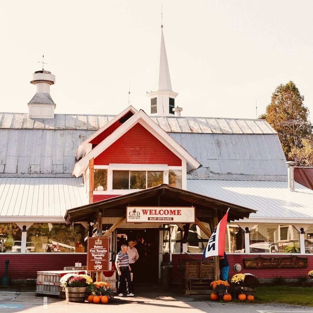 Cold Hollow Cider Mill in Stowe, Vermont