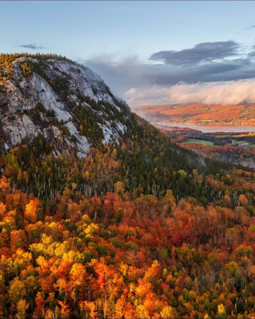 Green Mountains Vermont in fall