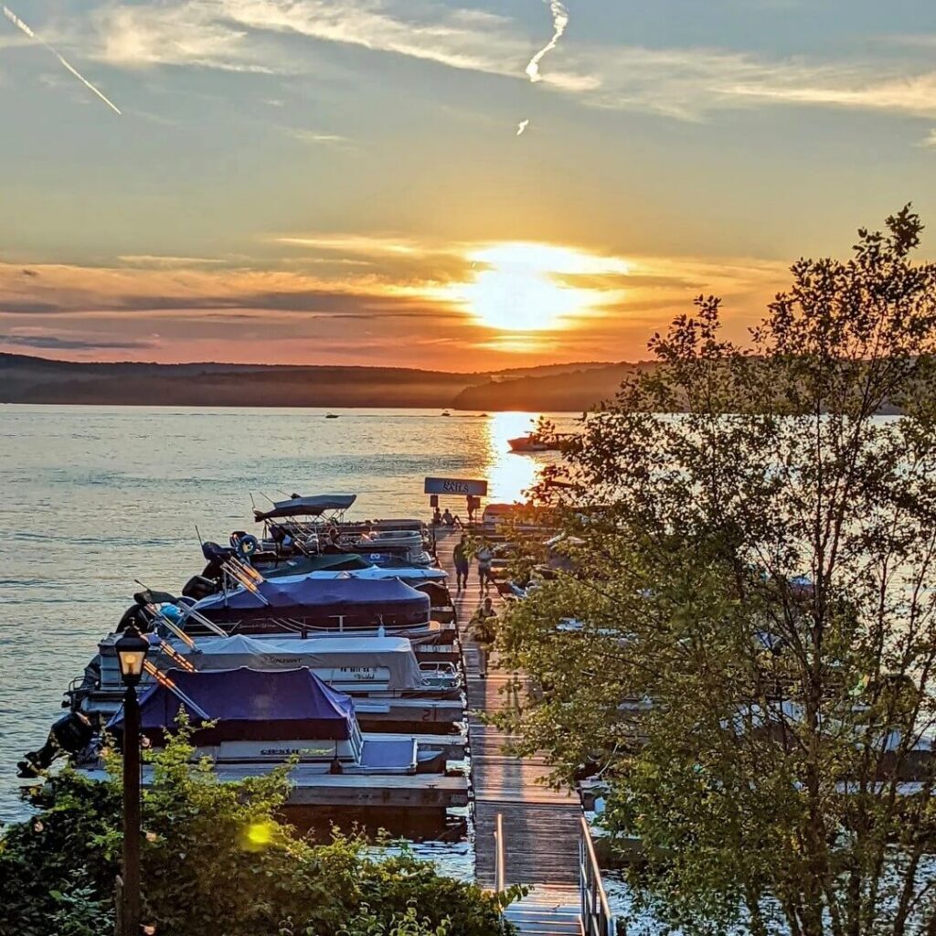 Lake Wallenpaupack at sunset!