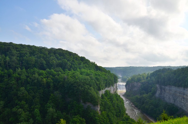 Majestic gorge views at Letchworth State Park, New York