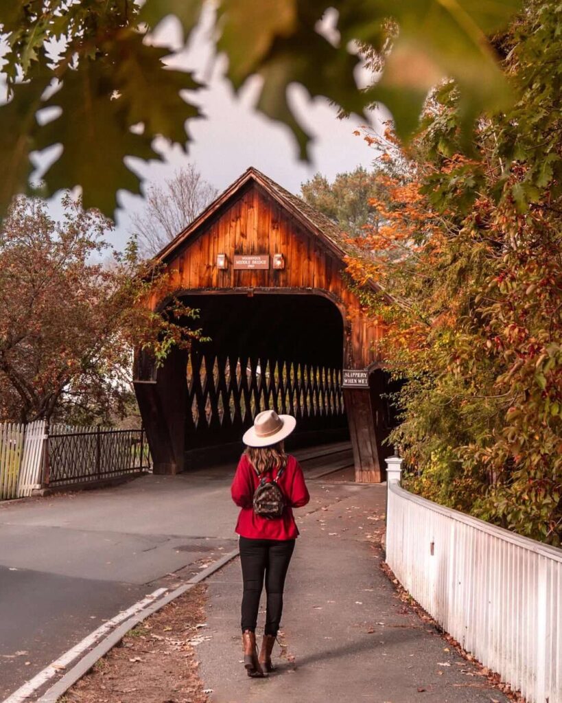 Middle Bridge Woodstock, Vermont