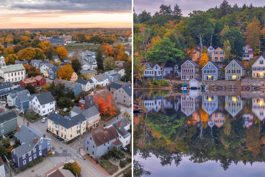 Portsmouth charm and Lake Winnipesaukee Fall