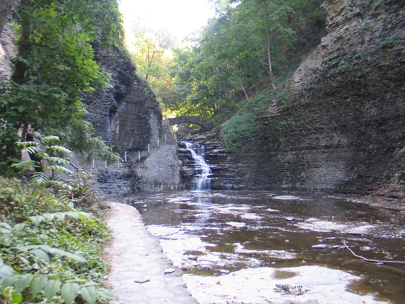 Serene views at Ithaca’s natural gorges, New York