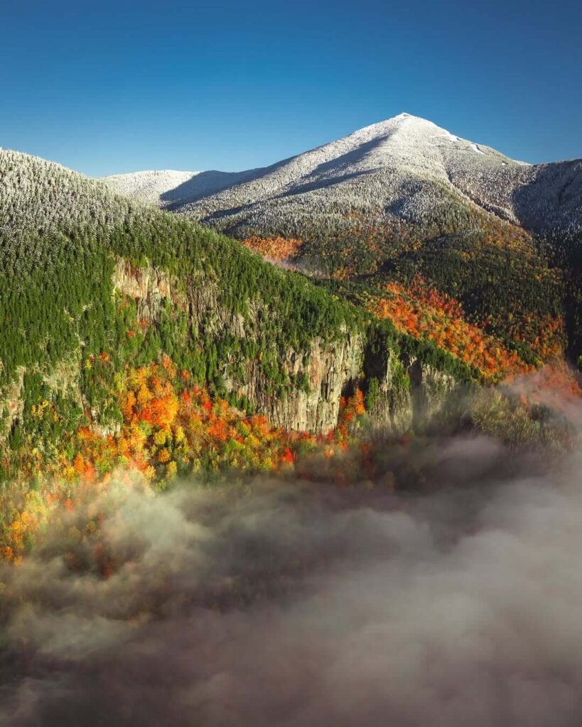 Stunning view of Whiteface Mountain