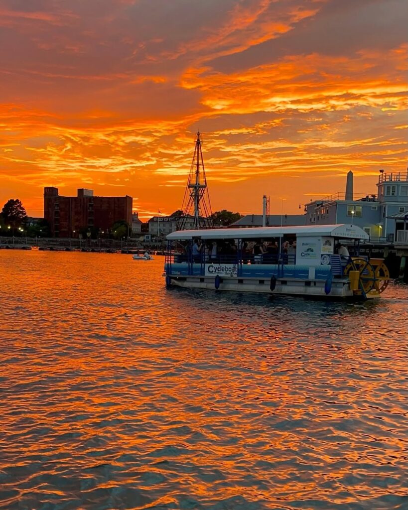 Sunset Cruise Cycleboat Boston