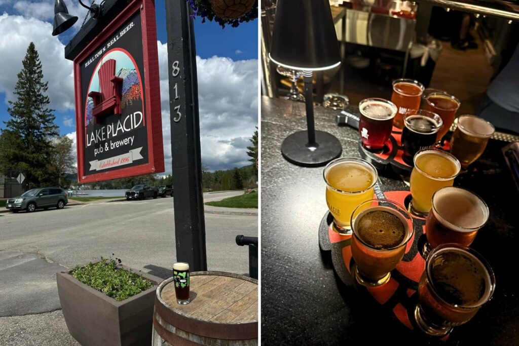 Weekend drinks at Lake Placid Pub and Brewery