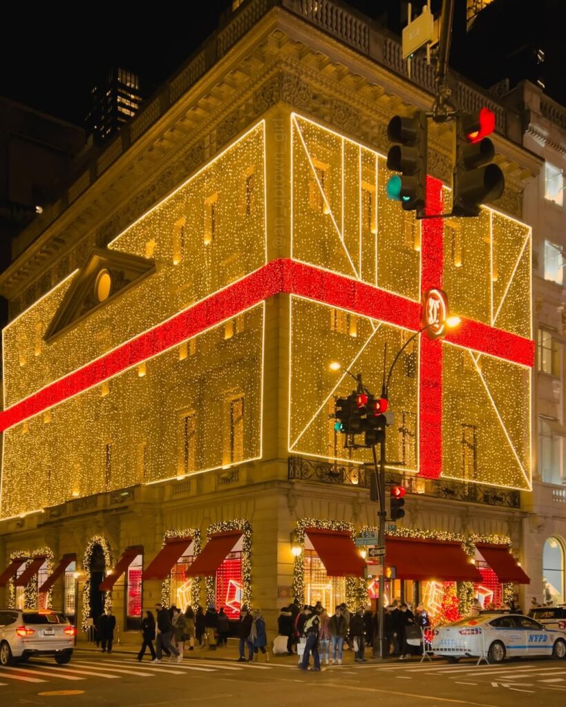 Fifth Avenue Lights After Dark