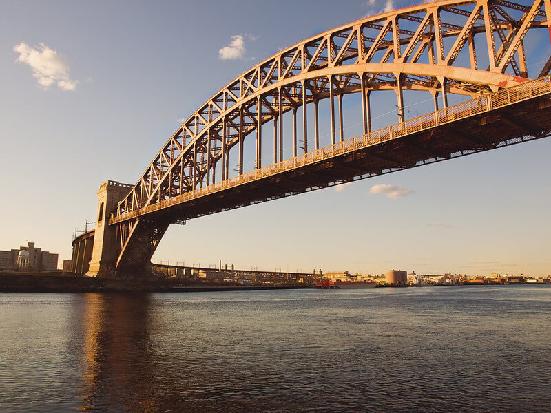 Hell Gate Bridge, New York City.
