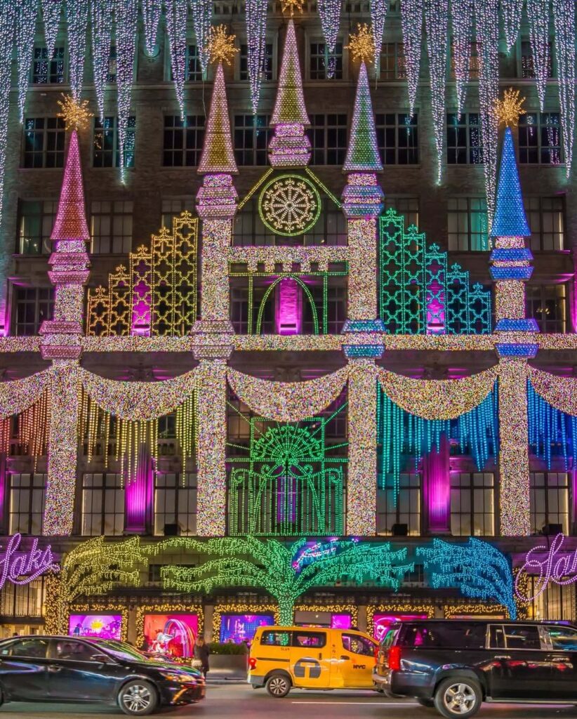Light Show at Saks Fifth Avenue