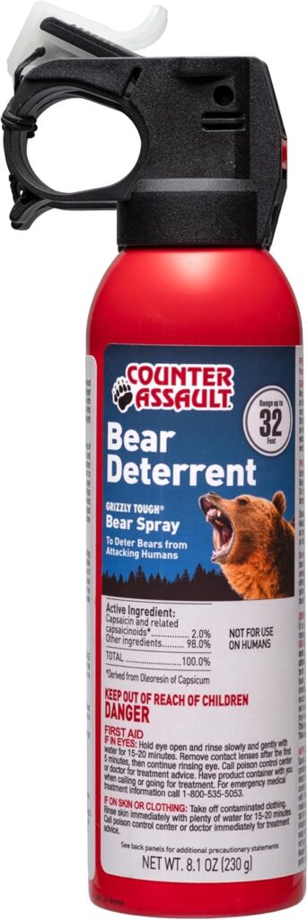Bear spray