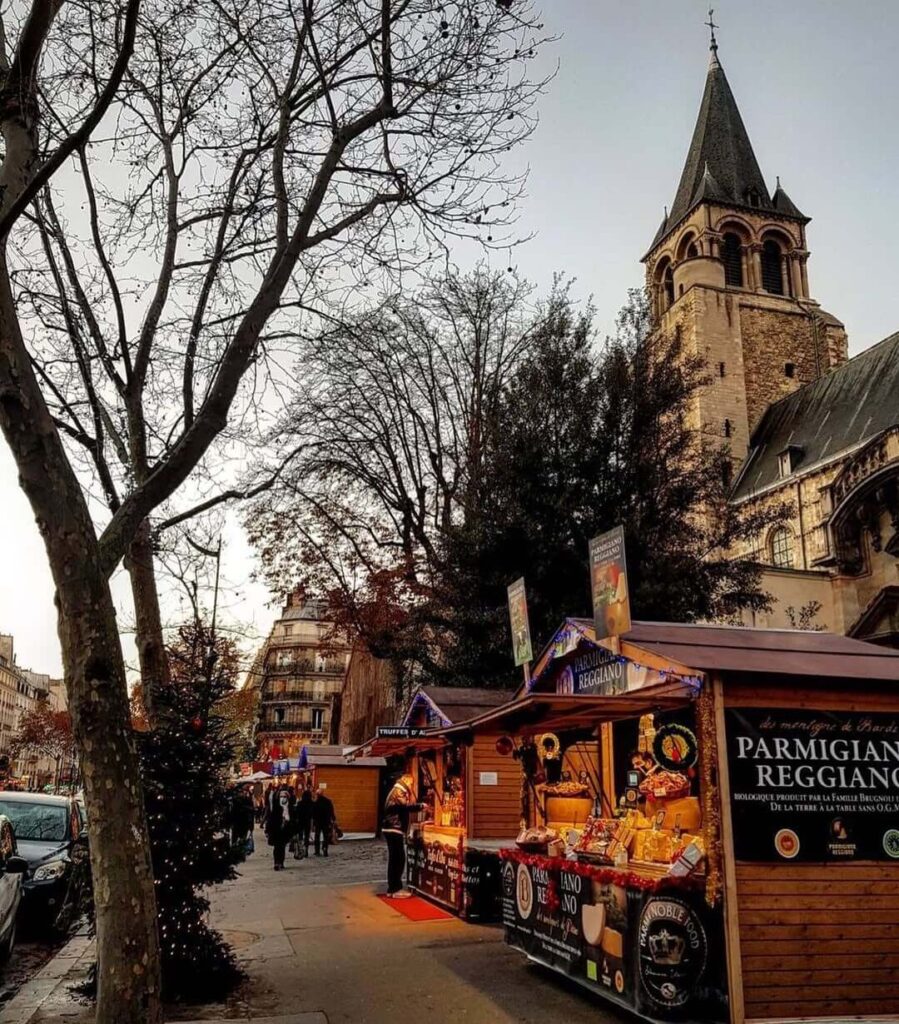 Christmas Market in Saint-Germain-des-Prés