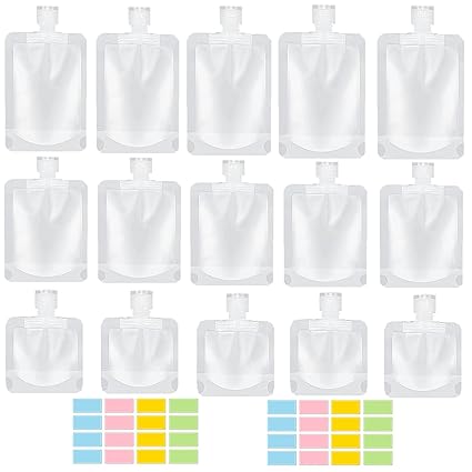 Flat Pack Toiletry Bottles Set