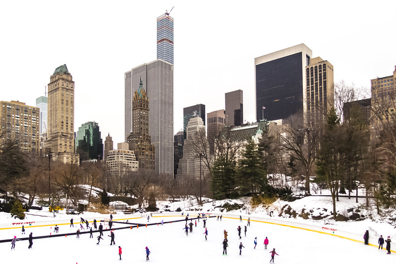 Ice Skating in Central Park New York