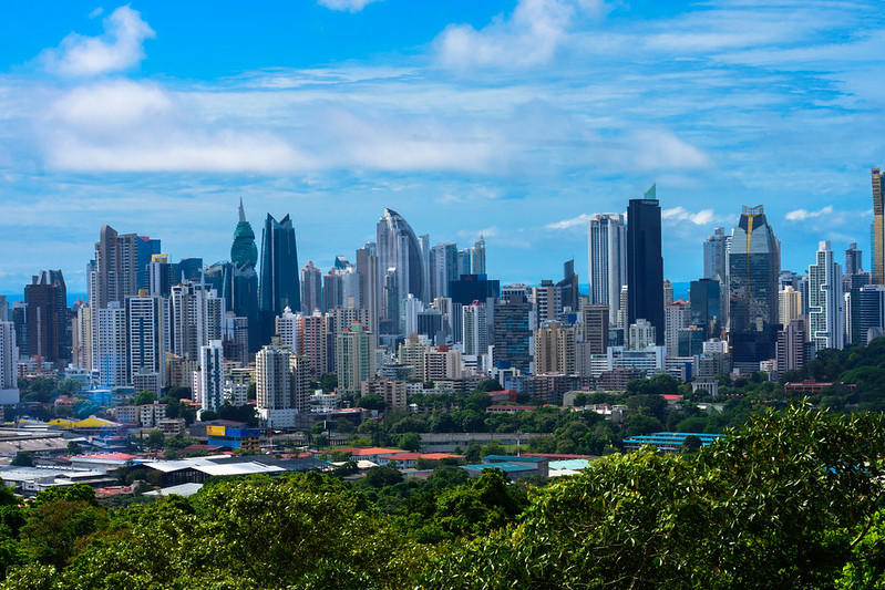 Panama city skyline