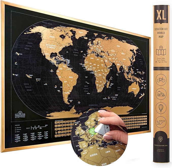 Scratch Off World Map