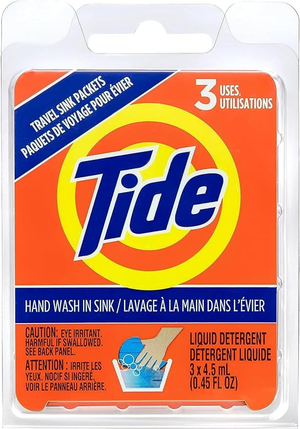 Tide Travel Sink Detergent Packs
