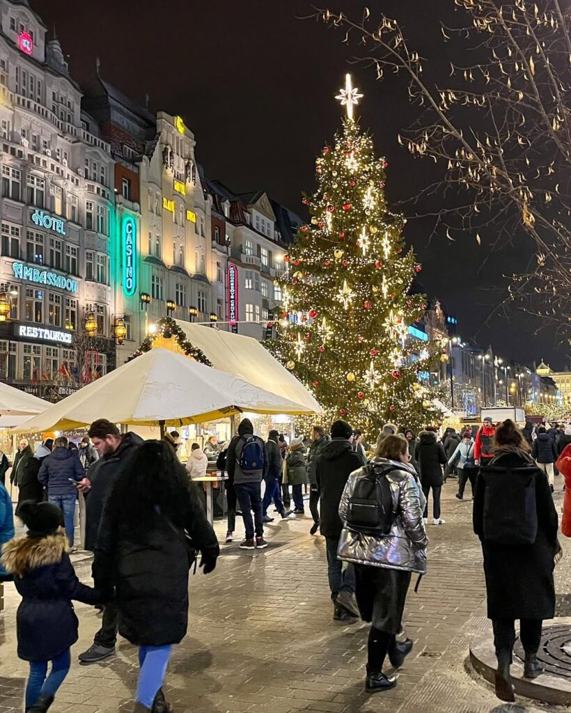 Wenceslas Square Christmas Market