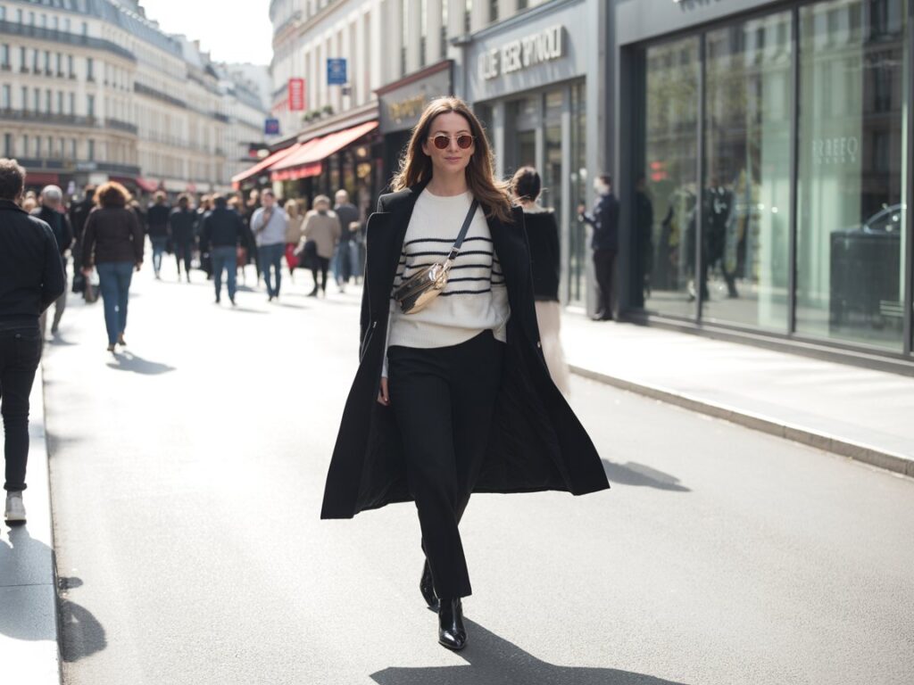 Classic Black Longline Coat