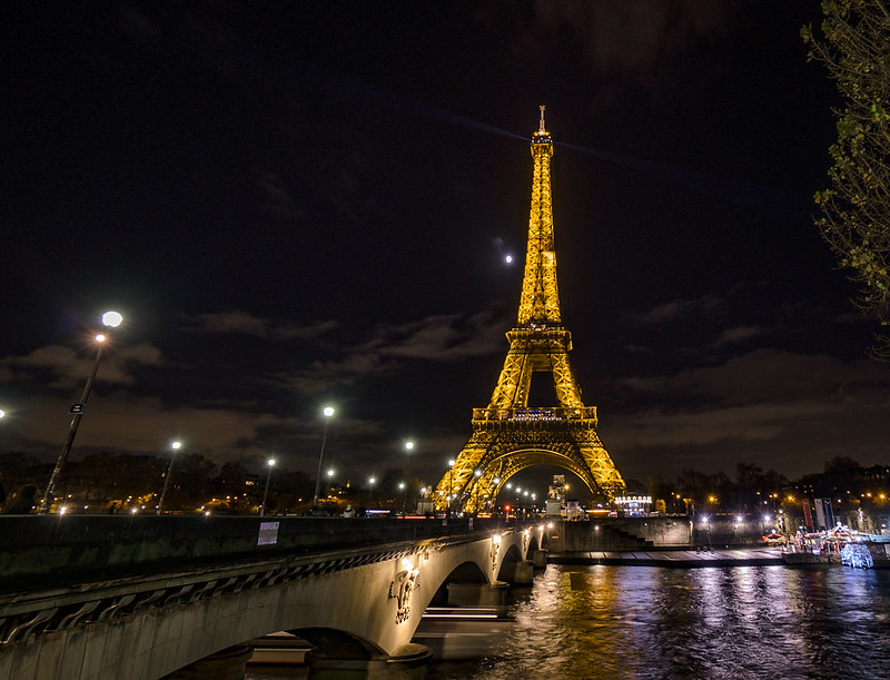 Eiffel Tower at night