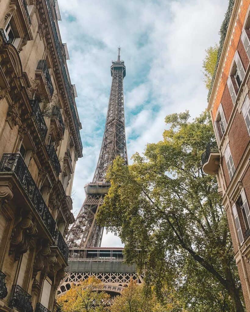 Eiffel Tower from Rue de l’Université