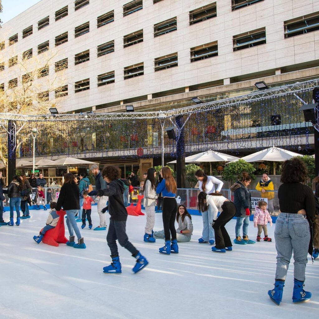 Ice Skating in Bacelona