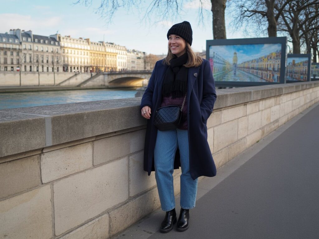 Layered and comfortable for Paris streets