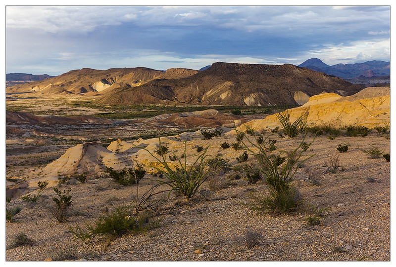 Badlands around Terlingua, Texas