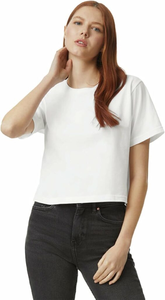 American Apparel Women’s Boxy Fine Jersey T-Shirt