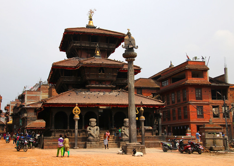 Bhaktapur. On Tachapol Tole square.