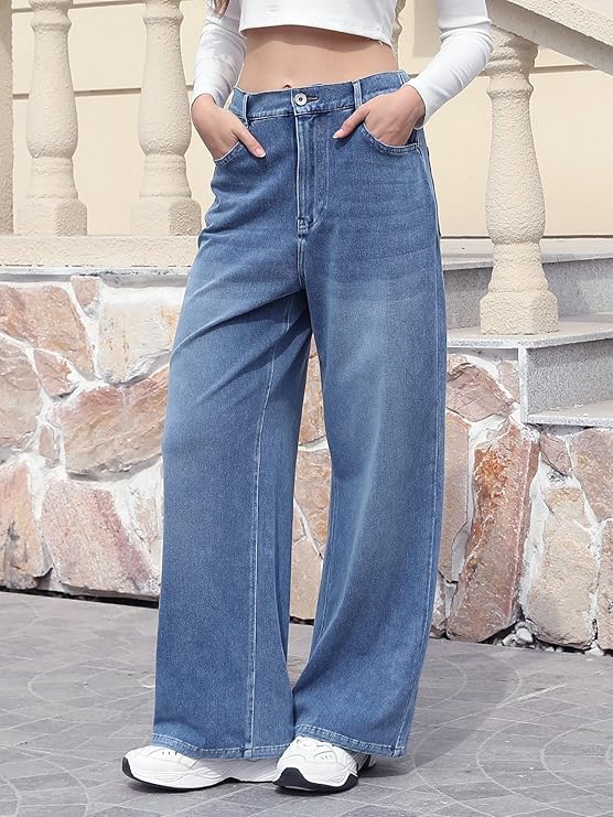 ELLEVEN High Stretchy Sweatpant Jeans