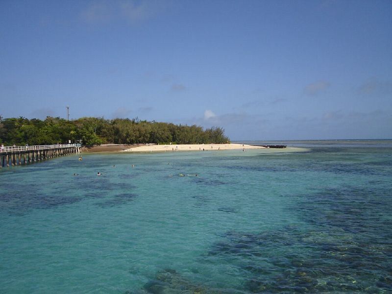Great Barrier Reef from Green Island