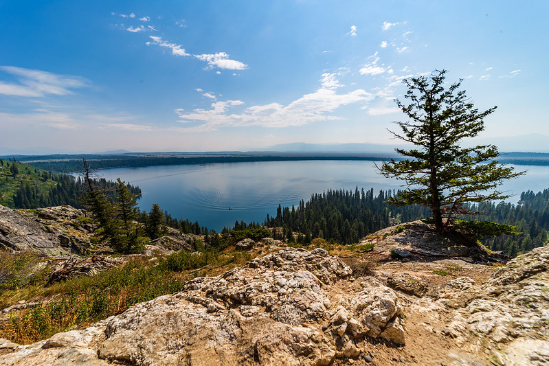 Jenny Lake from Inspiration Point - Grand Teton National Park
