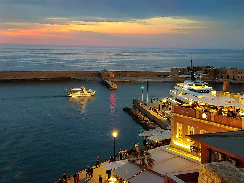 The Ancient Harbour of Chania Crete