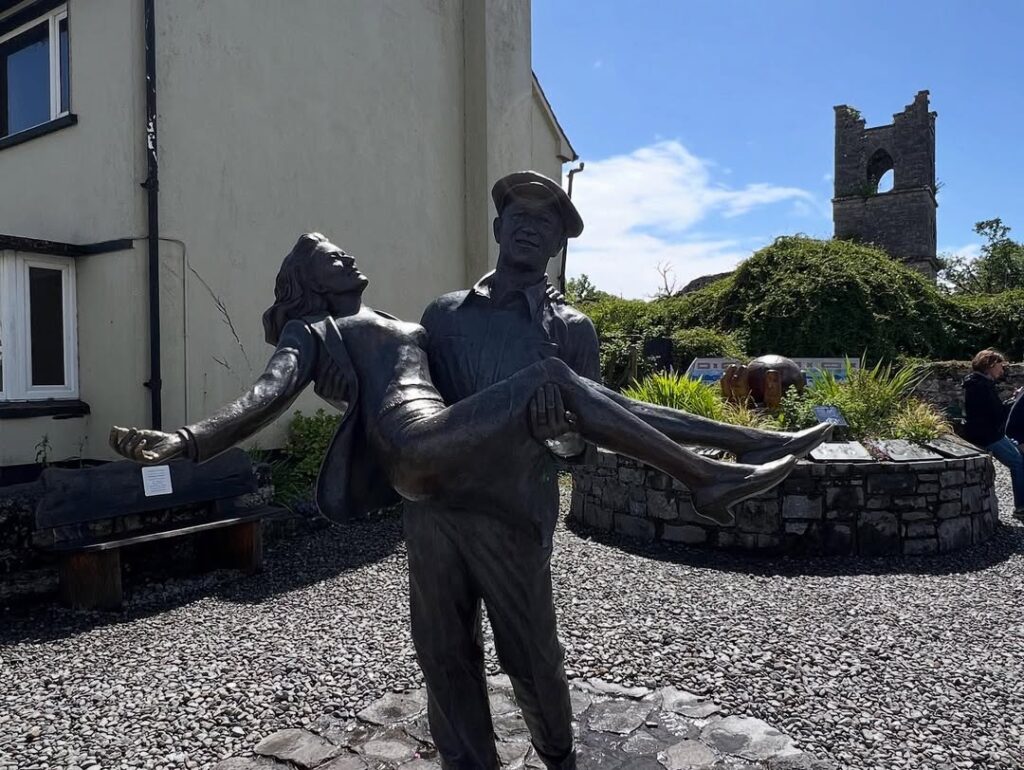 The Quiet Man with John Wayne at Cong, Ireland