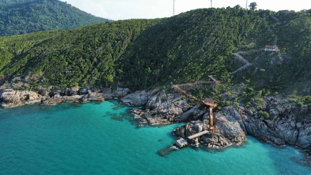 The coast of the Perhentian Islands